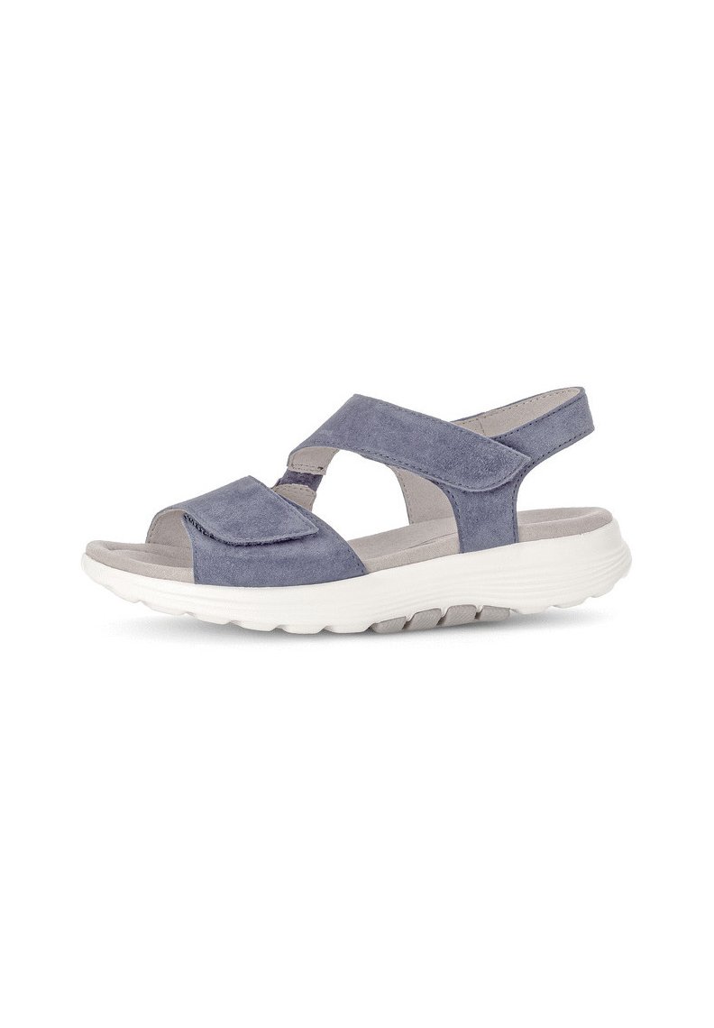 Gabor Sandali da donna con cinghia, sandali da donna, multilarghezza moderata (G), Blue 46, 37.5 EU