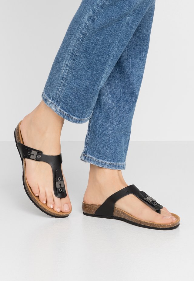 BIMINOIS - Sandalias de dedo - noir
