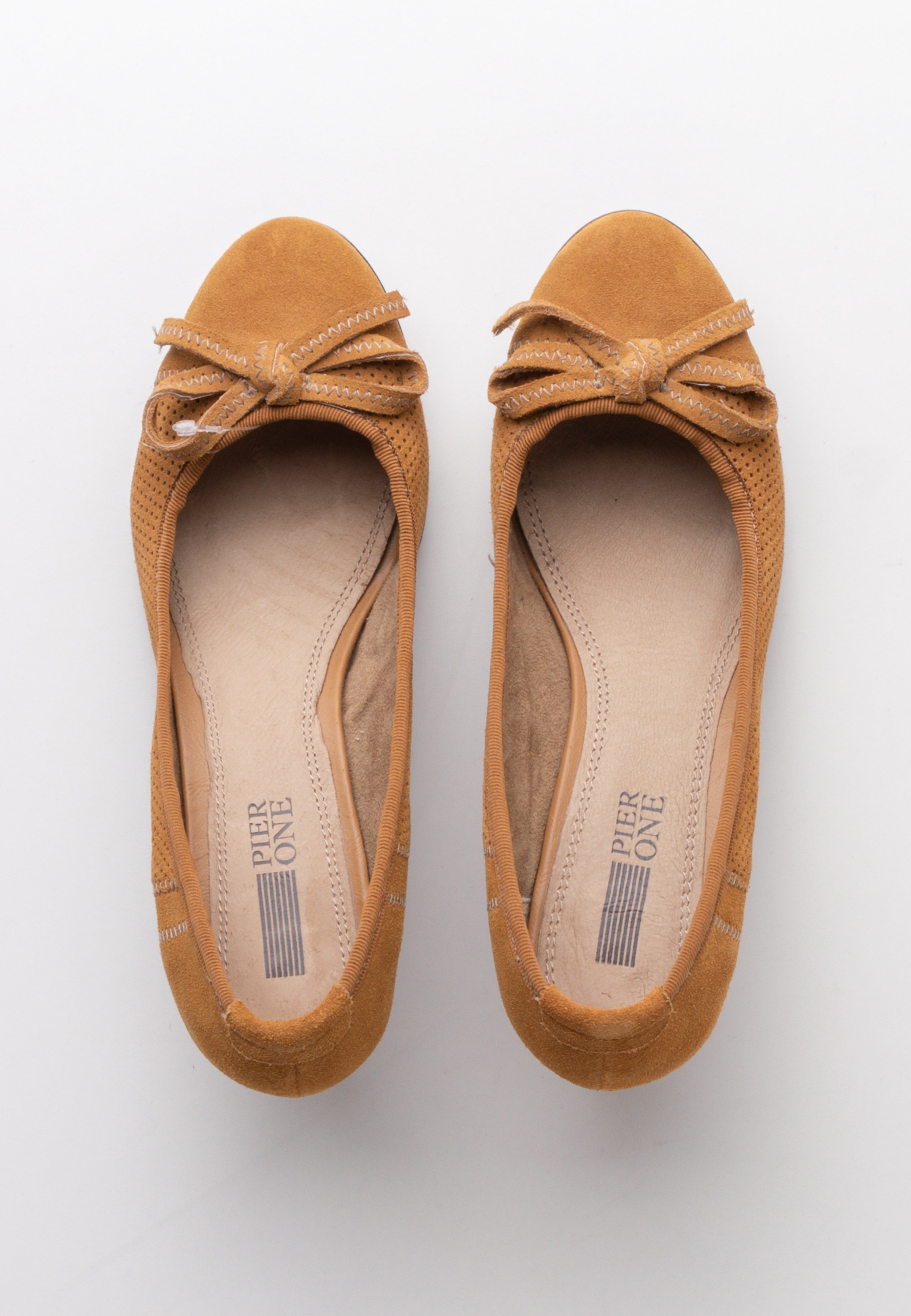 Pier One PIER ONE HALBSCHUHE / BALLERINA BROWN GR.37 - Zapatos de vestir -  brown/marrón - Zalando.es