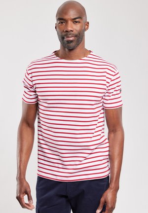 Armor lux DOËLAN MARINIÈRE - Print T-shirt - blanc braise