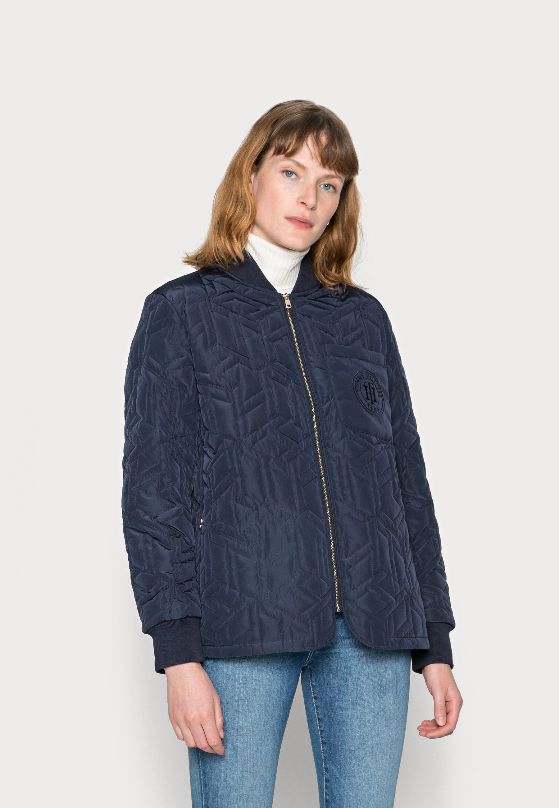 Tommy Hilfiger CUBE BOMBER JACKET - Giubbotto Bomber - blue/blu - Zalando.it