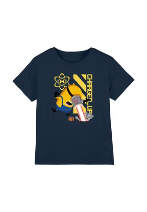 Universal Studios, DESPICABLE ME 4/ LAZER CHARGED UP UNISEX - Print T-shirt - dark blue