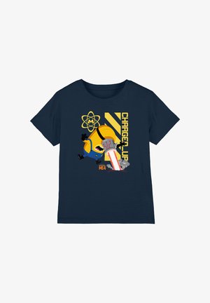 Universal Studios, DESPICABLE ME 4/ LAZER CHARGED UP UNISEX - Print T-shirt - dark blue