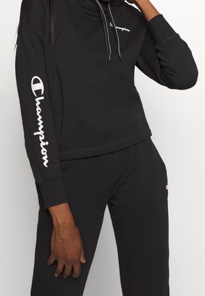 Jersey con capucha - black