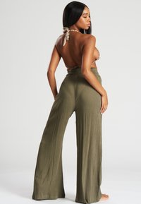 South Beach CRINKLE  WIDE LEG  - Pantalones - khaki