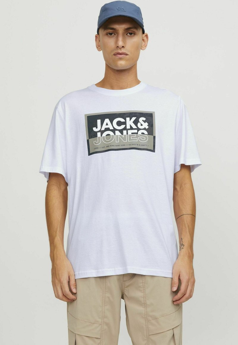 Women’s Short Sleeve T-Shirt Jack & Jones Jxpaige White