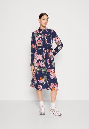 Vero Moda VMVIOLA DRESS  - Tričkové šaty - dunkelblau