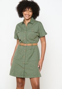 LolaLiza Abito a camicia - khaki med
