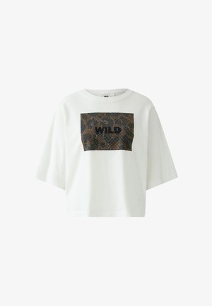 Oui, WILD - Print T-shirt - white