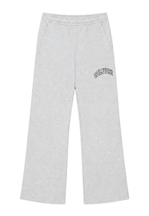 Colucci, LOGO WIDE LEG PANT - Παντελόνι φόρμας - grey melange
