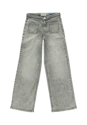 HOLY USED - Relaxed fit jeans - grey used