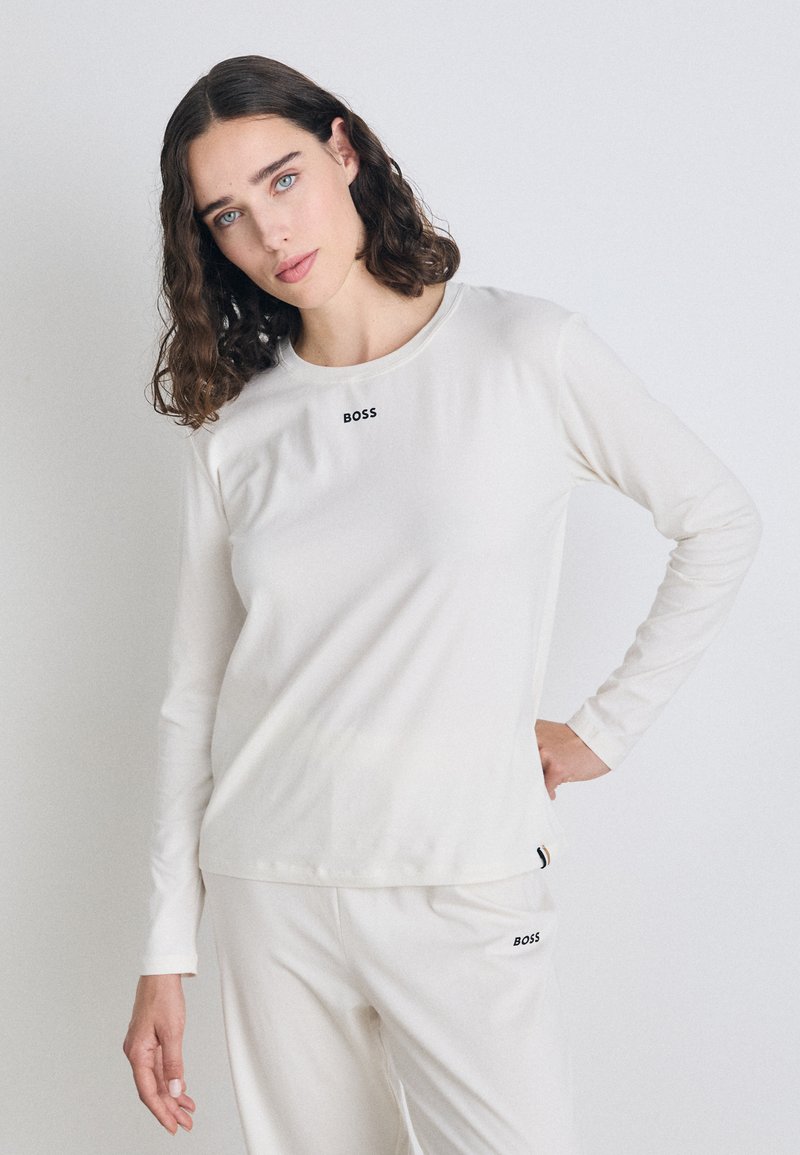 BOSS Pyjamasöverdel - open white