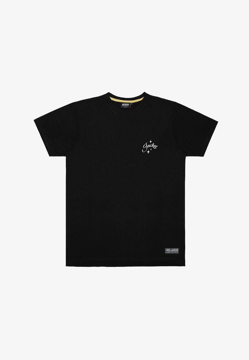 Jacker T-shirt print zwart