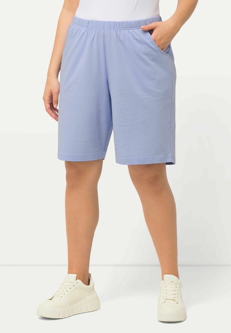 Ulla Popken BERMUDA - Šortky - sky blue