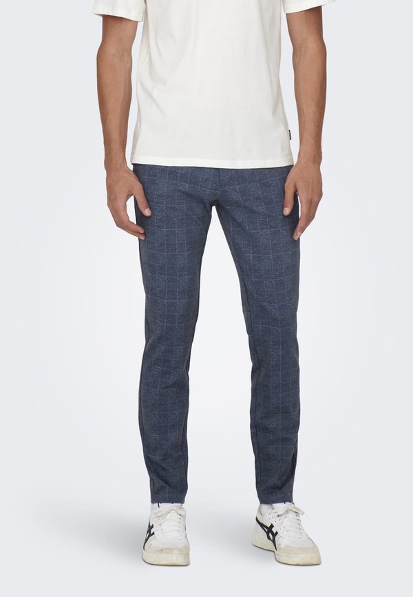 ONSMARK SLIM CHECK PANTS  - Stoffhose
