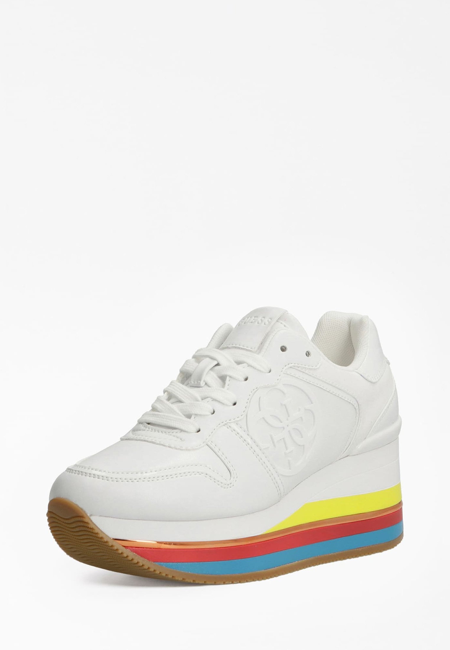 Guess HEKTOR 4G LOGO - Sneakers laag - weiß/wit - Zalando.nl