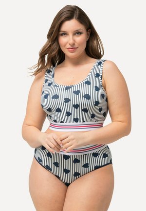 2 PACK MIDI - STRIPE AND HEART - Slip - night blue