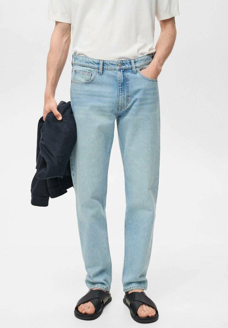 Mango REGULAR-FIT  - Straight leg -farkut - light blue