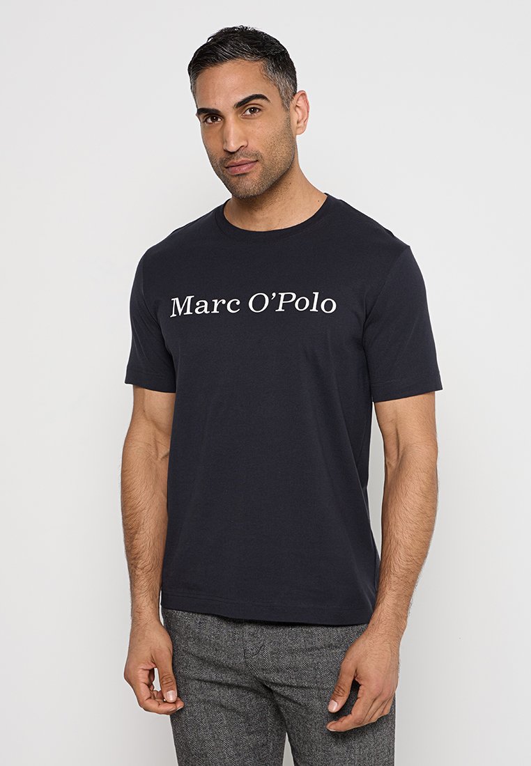 Marc O’Polo T-shirt print donkerblauw