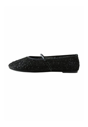 REGULAR FIT - FOREVER COMFORT BEADED - Riemchenballerina - black