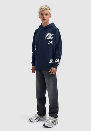 Ballin, LOOSE FIT HOODIE LS SWEATERS - Hoodie - navy