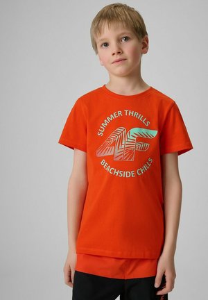4F, - T-shirt z nadrukiem