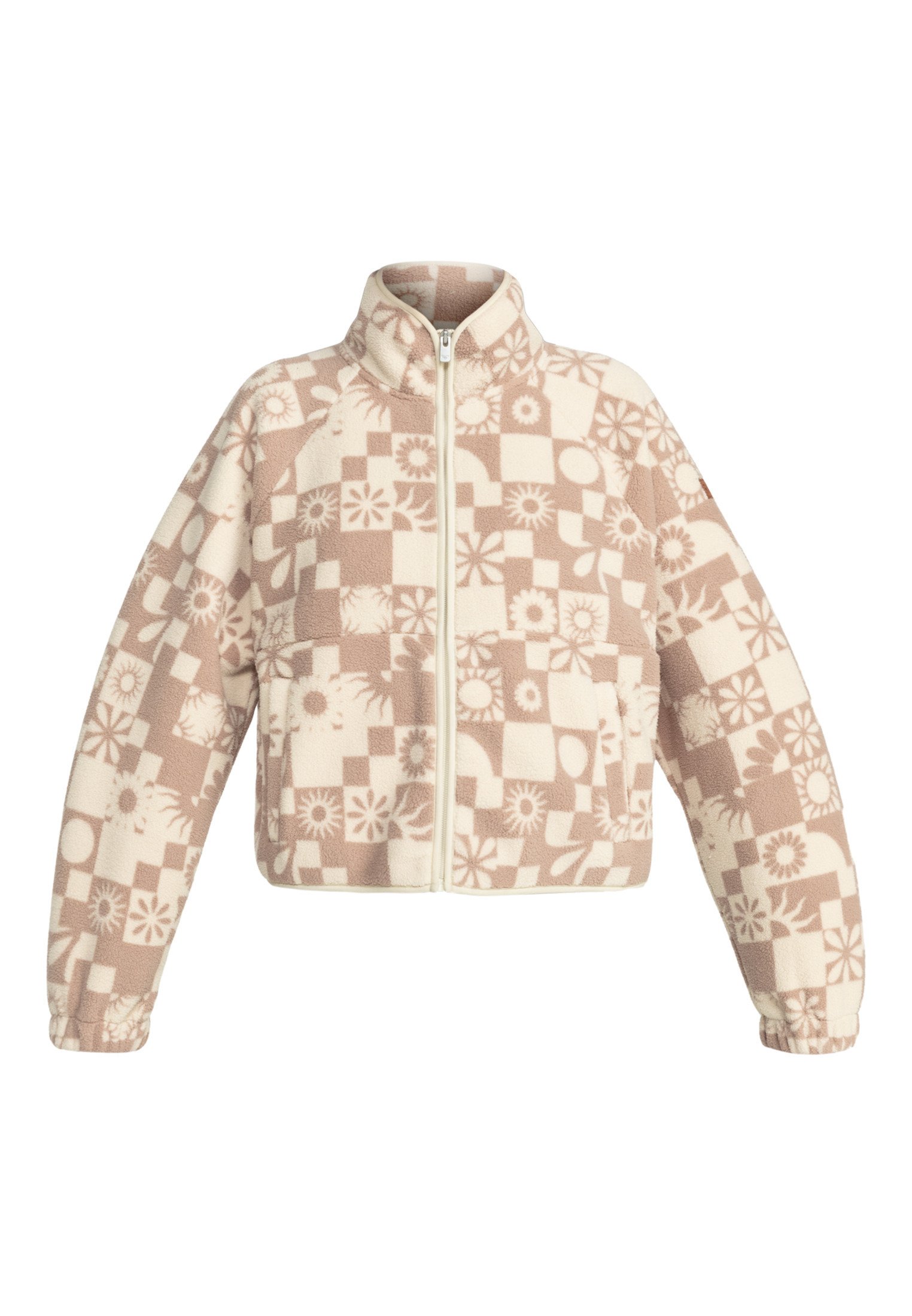 Polaire Femme Roxy - Coupe Loose - Sherpa Recyclé - Fermeture éclair Complète - Poche Côté - 5