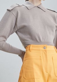 Victoria Beckham Strickpullover - camel