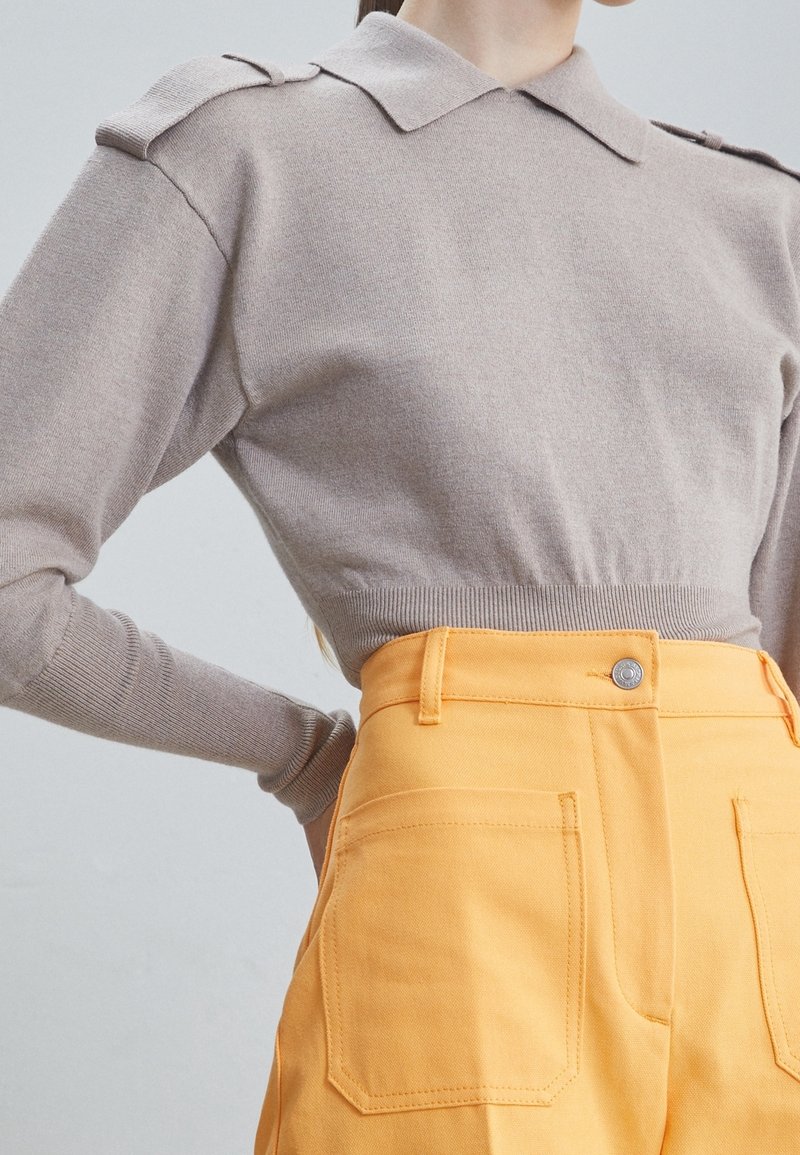 Victoria Beckham Strickpullover - camel