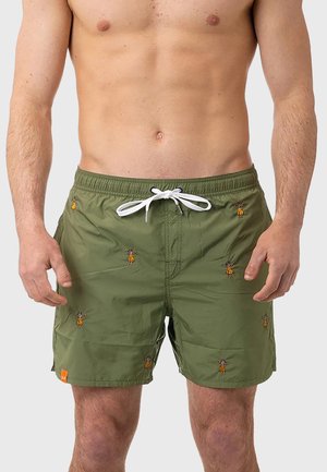 Sun68 SMALL EMBROIDERY - Shorts da mare - militare