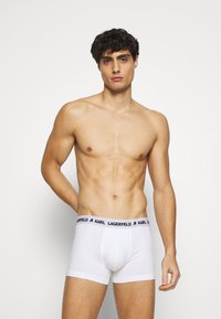 KARL LAGERFELD LOGO MONOCHROME TRUNKS (PACK OF 3) - Chiloți boxer - black/grey/white