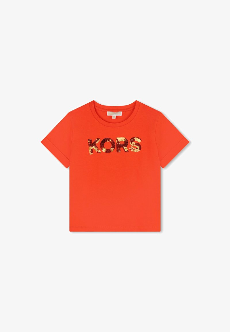 Michael Kors Kids MANCHES COURTES - T-shirt imprimé - chile red