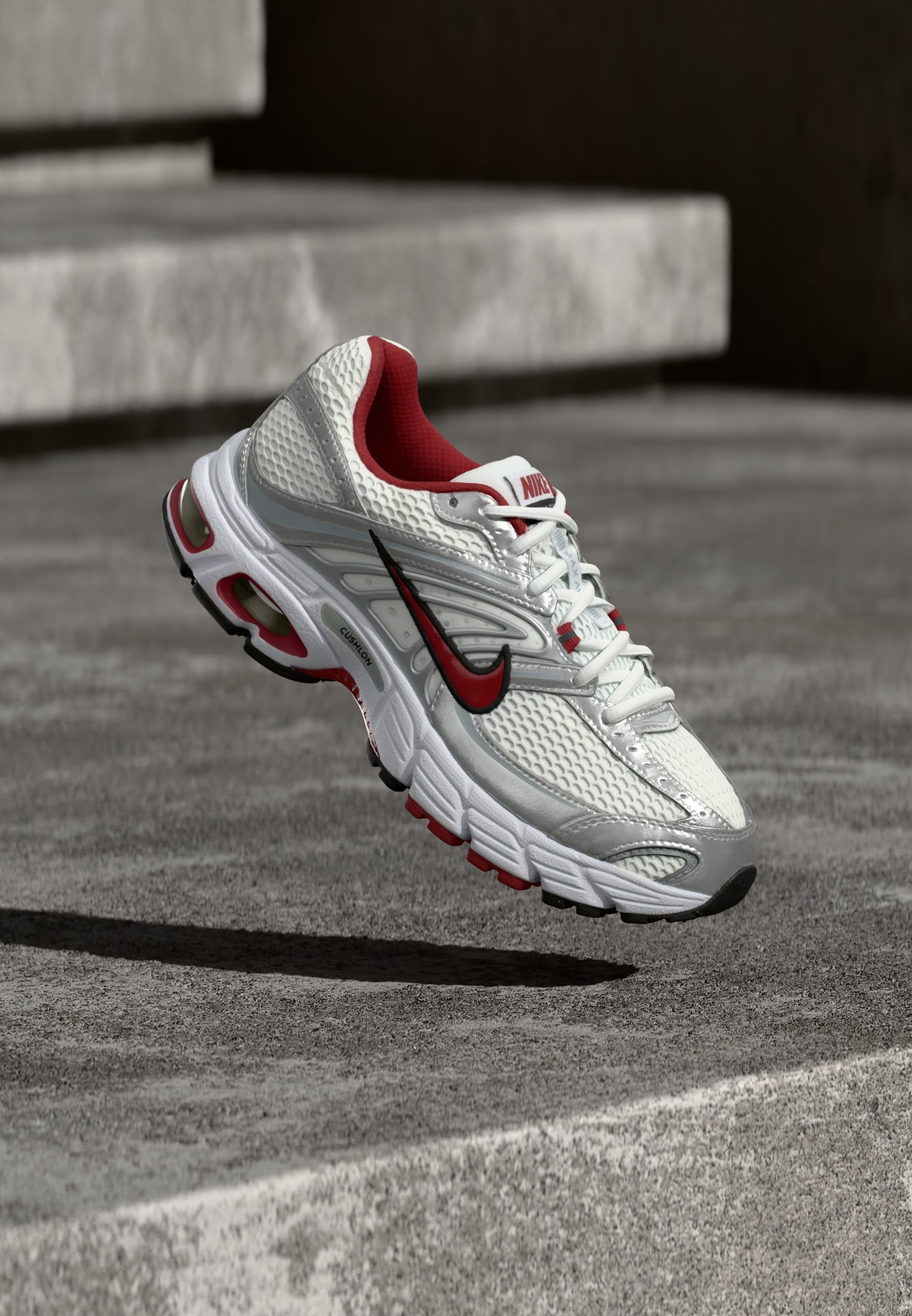 nike air max red and silver