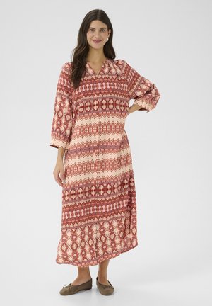 CRTIAH LONG - Maxi-jurk - ethnic geometric pale
