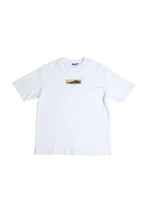 Arrow & Beast, ARROW & BEAST AUTO INFERNO T-SHIRT - T-Shirt print - white