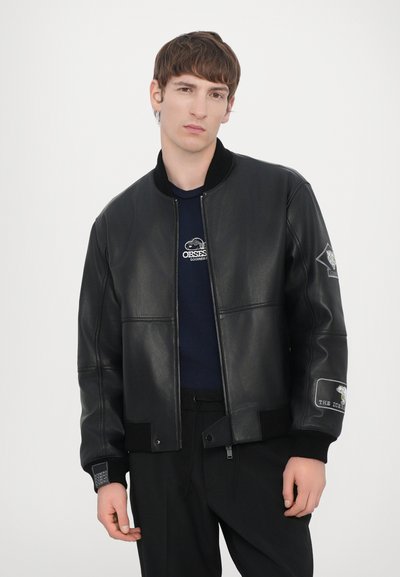 Iceberg GIUBBOTTO PELLE - Lederjacke - nero