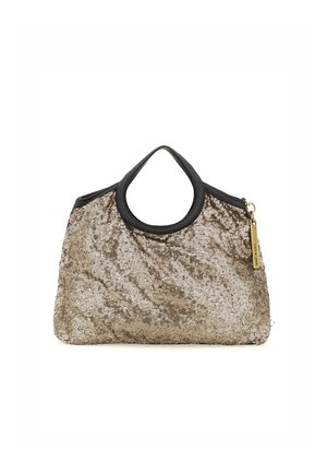 SHOPPING - Borsa a mano - bianco oro t nero
