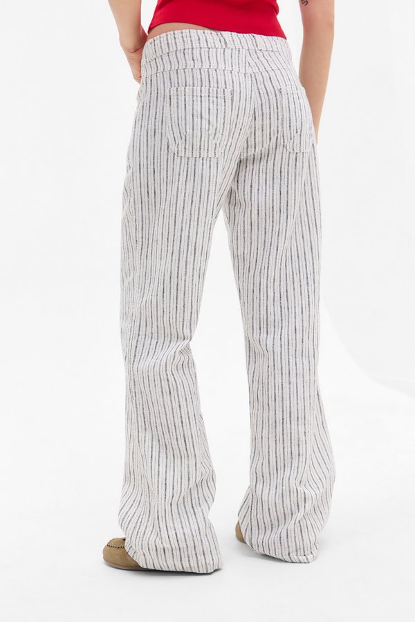 BDG 5 POCKET STRIPE LINEN PANTS - Trousers4