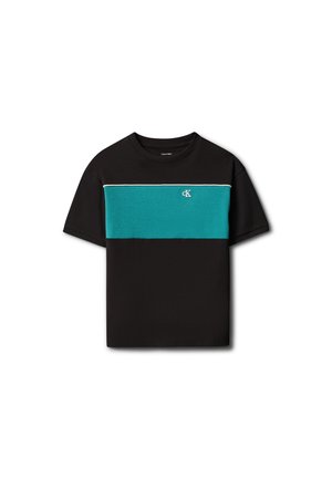 Calvin Klein Jeans, COLORBLOCK TEE - T-shirt con stampa - black