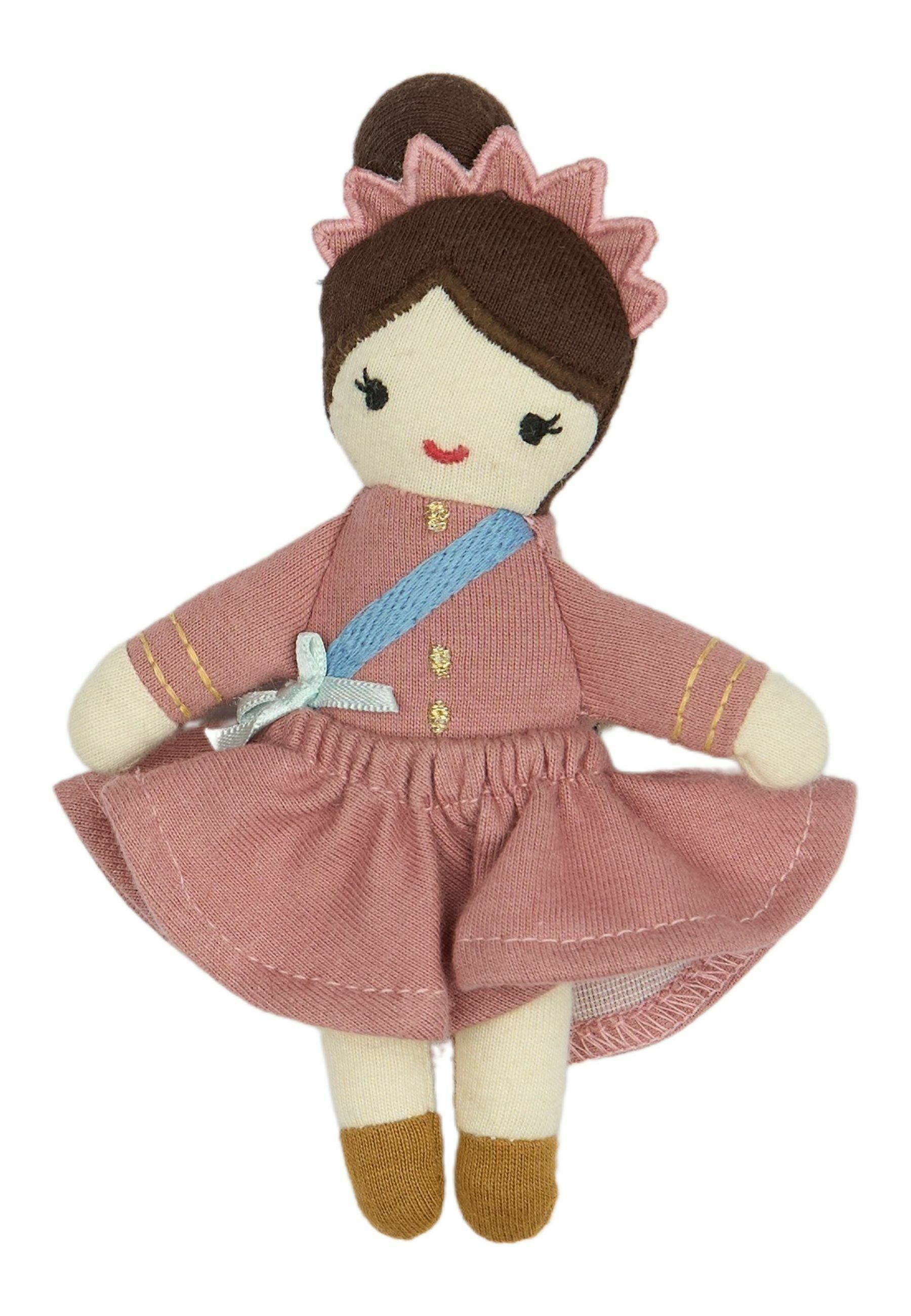 Fabelab POCKET FRIEND - QUEEN - Cuddly toy - ash rose/light pink -  Zalando.ie