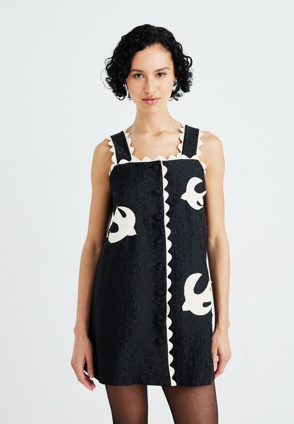 SWALLOW HEARTS MINI DRESS - Freizeitkleid