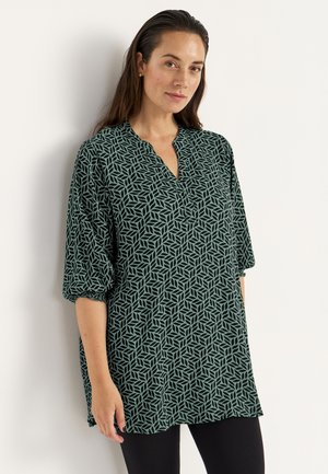 CREPE  - Tunika - green patterned