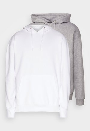 2 PACK - Sportinis megztinis - white/mottled grey