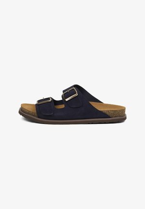 Desa, DESA MAN SLIPPERS - Pantolette flach - dark brown