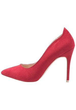 Højhælede pumps - red