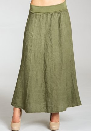 A-line skirt - oliv grün