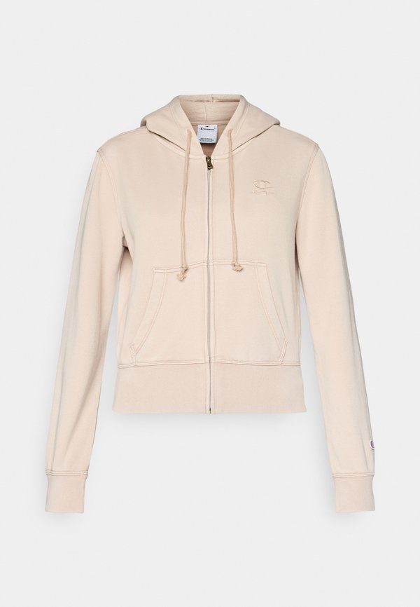 FULL ZIP HOOD - Zip-up sweatshirt - beige3