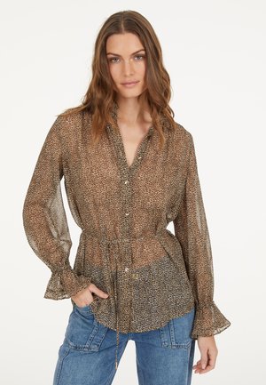 Hemdbluse - beige