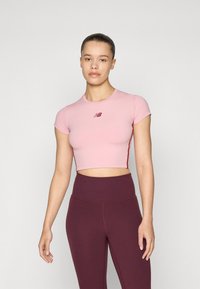 New Balance HARMONY FITTED  - Sports T-shirt - pink taffy