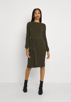 VMSVEA O NECK DRESS - Etuikjole - dark olive
